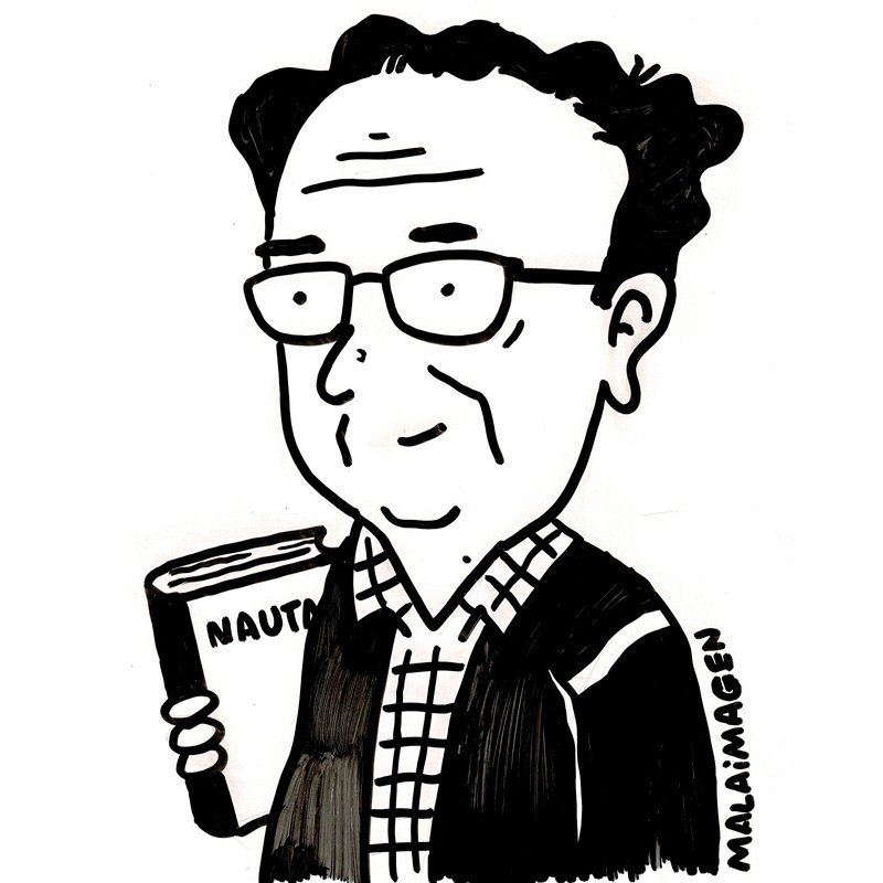 Perfil ilustrado de Moisés Hasson